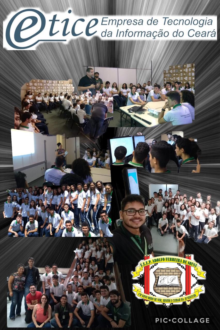 Alunos da EEEP Adolfo Ferreira de Sousa (Redenção/CE), visitam a empresa de tecnologia – ETICE