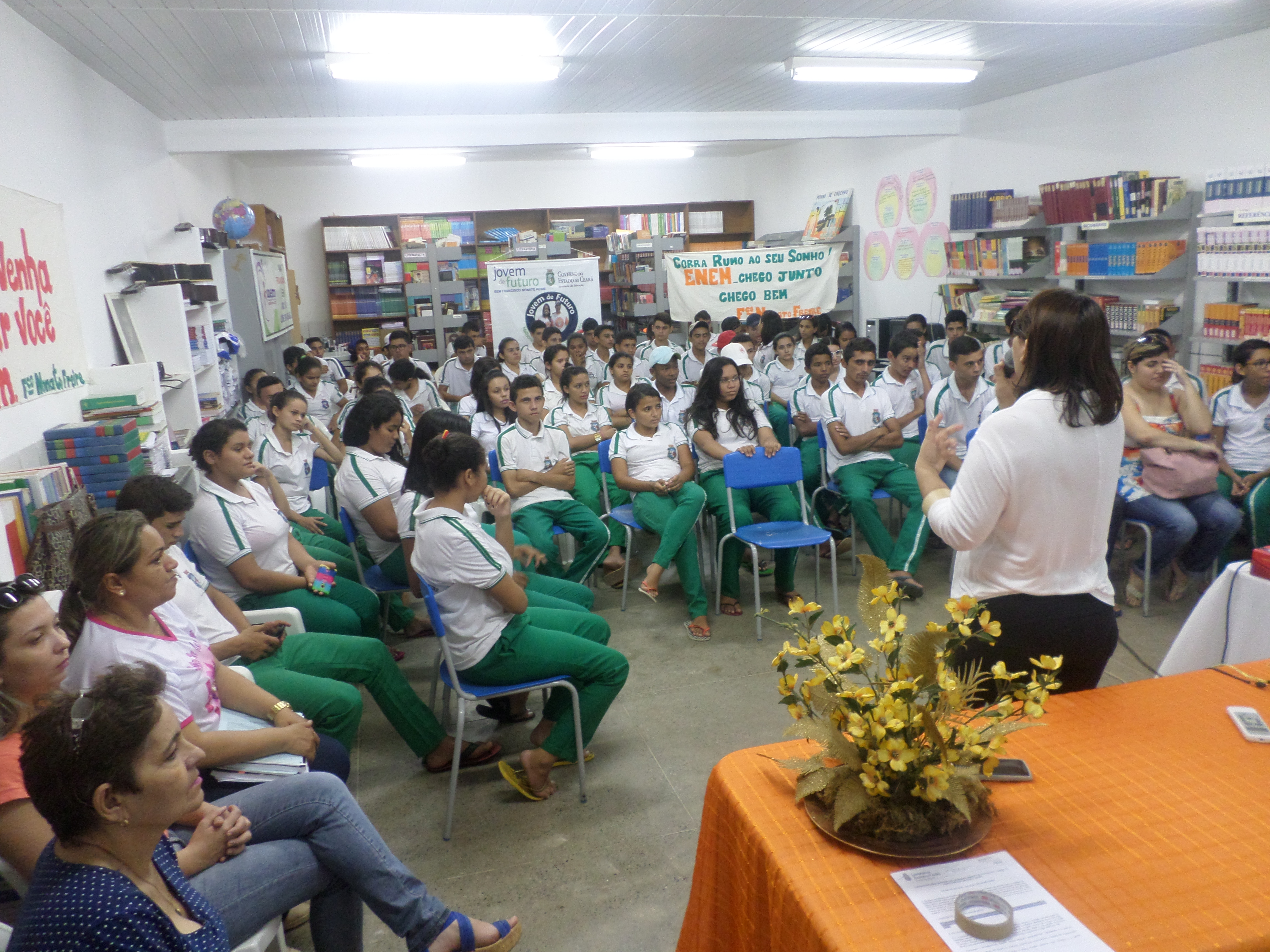 LANÇAMENTO DA CAMPANHA ESTUDAR VALE A PENA  E ENEM 2015 DA EEM FRANCISCO NONATO FREIRE