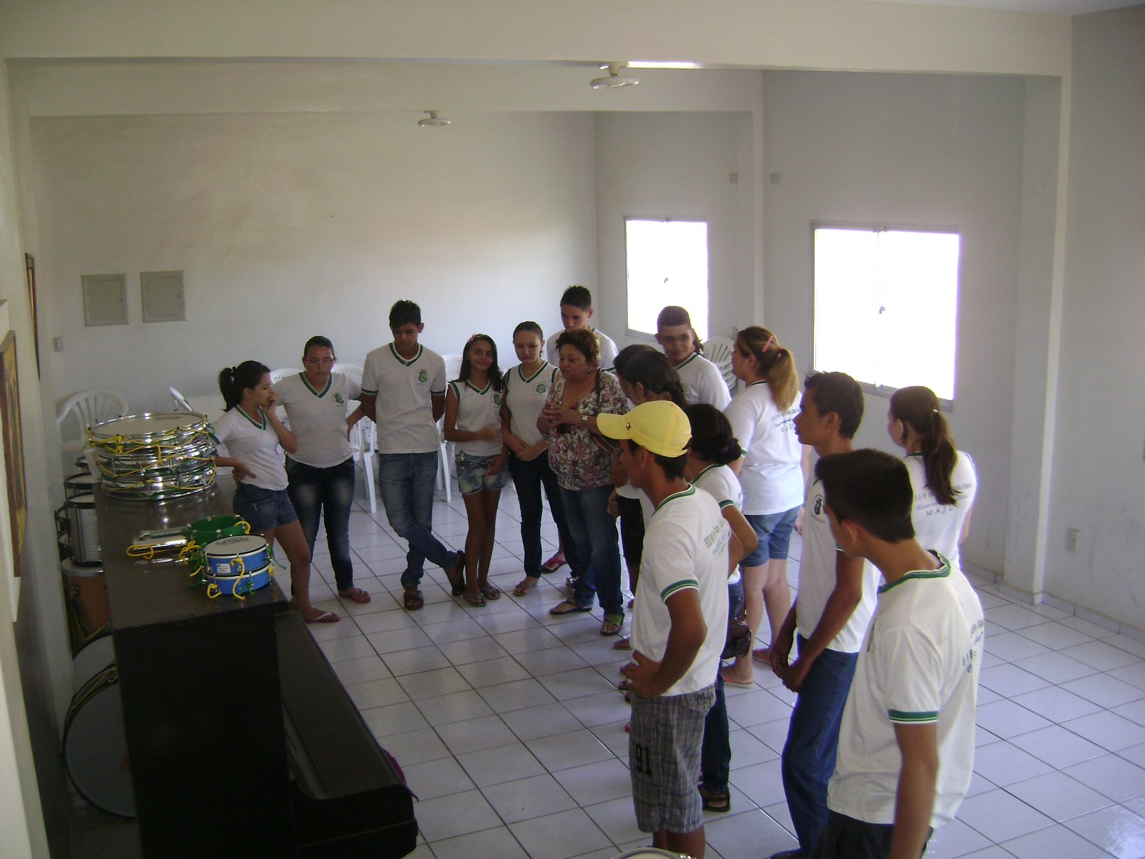 Alunos do 1ª Ano da EEFM Profª Maria Júlia Fialho Visitam o Museu Maria Adélia de Saboya em Independência