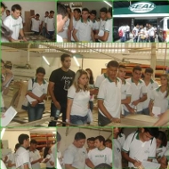 A E.E.E.P. Antonio Rodrigues de Oliveira de Pedra Branca visitou Empresas no Ramo de Carpintaria e Marcenaria em Fortaleza- Ce