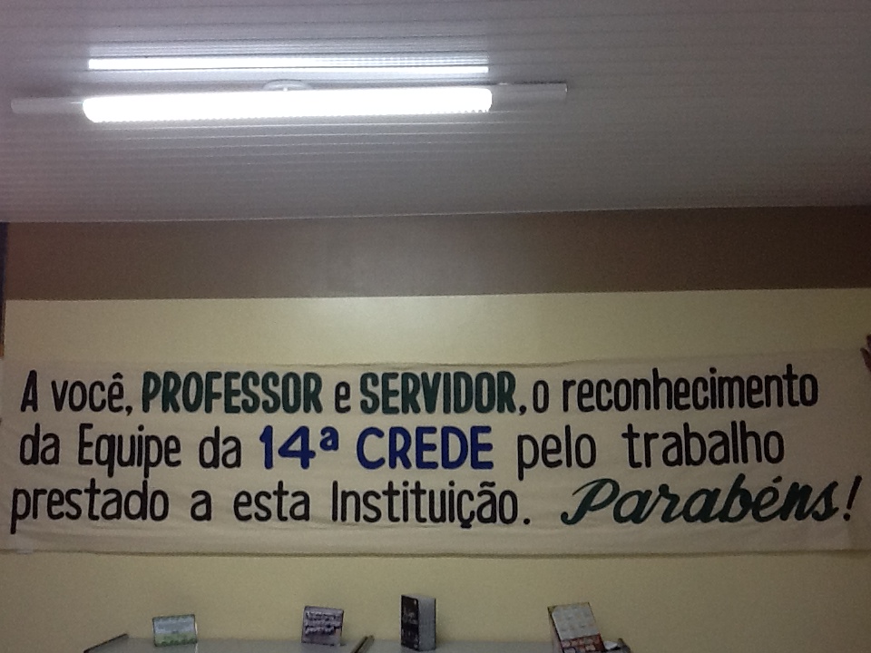 14ª Crede Parabeniza Professores e Servidores  Públicos pelo seu Dia – Senador Pompeu -CE