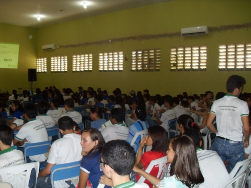 Alunos da Escola de Mombaça participaram do Seminário Nacional da Agroindústria