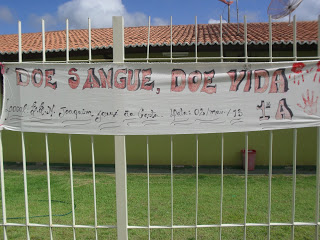 Doação de Sangue na EEM Joaquim Josué da Costa