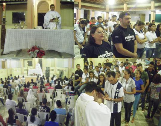 Celebração da Santa Missa no CEJA de Senador Pompeu – Ce