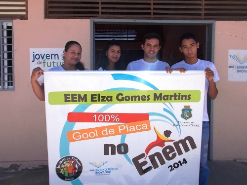EEM Elza Gomes Martins a todo vapor no ENEM 2014