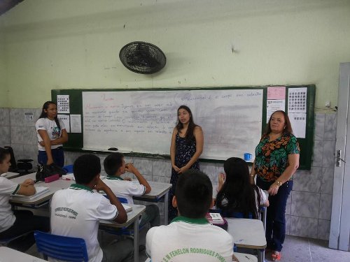 Visita da Coordenadoria Pedagógica do  Instituto Aliança à EEM Fenelon Rodrigues Pinheiro
