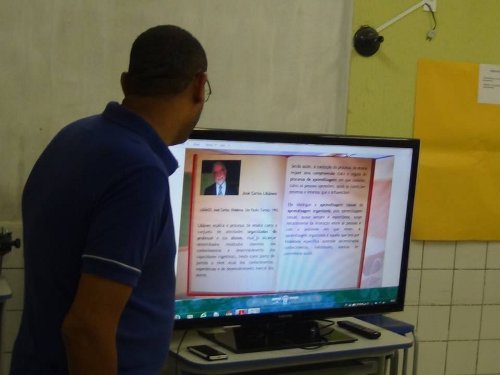 1ª Formação em gestão de sala de aula para os  professores de linguagens e códigos