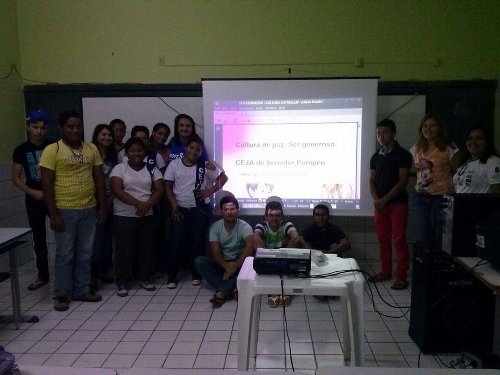 Projeto Cultura de Paz no CEJA de Senador Pompeu
