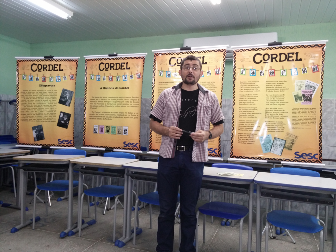 EEM Fenelon Rodrigues Pinheiro, em Solonópole, recebe Oficina de Cordel