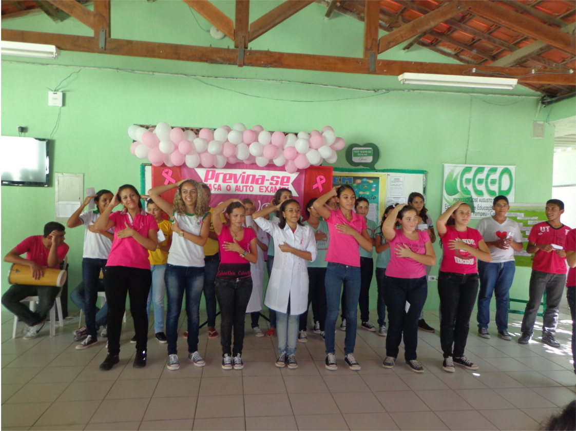 EEEP Professor José Augusto Torres realiza palestra sobre prevenção do câncer de mama