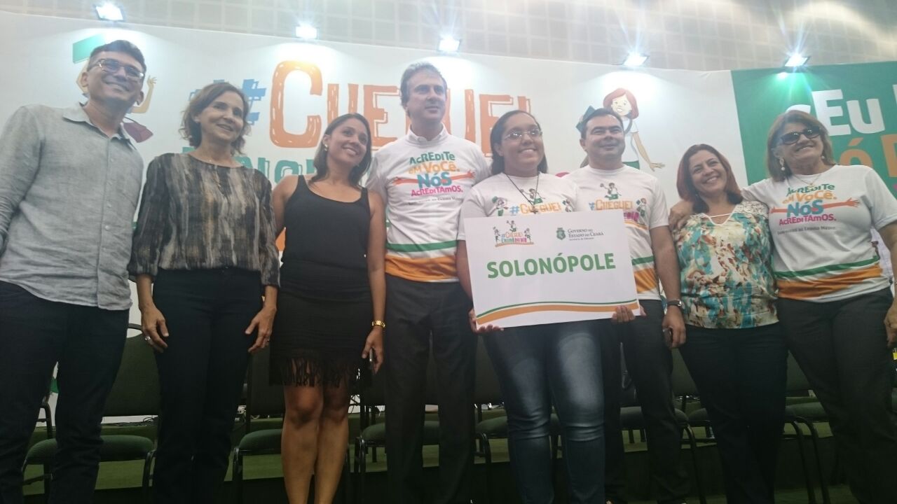 Alunos da Crede 14 participam de lançamento do #ChegueiEnsinoMédio