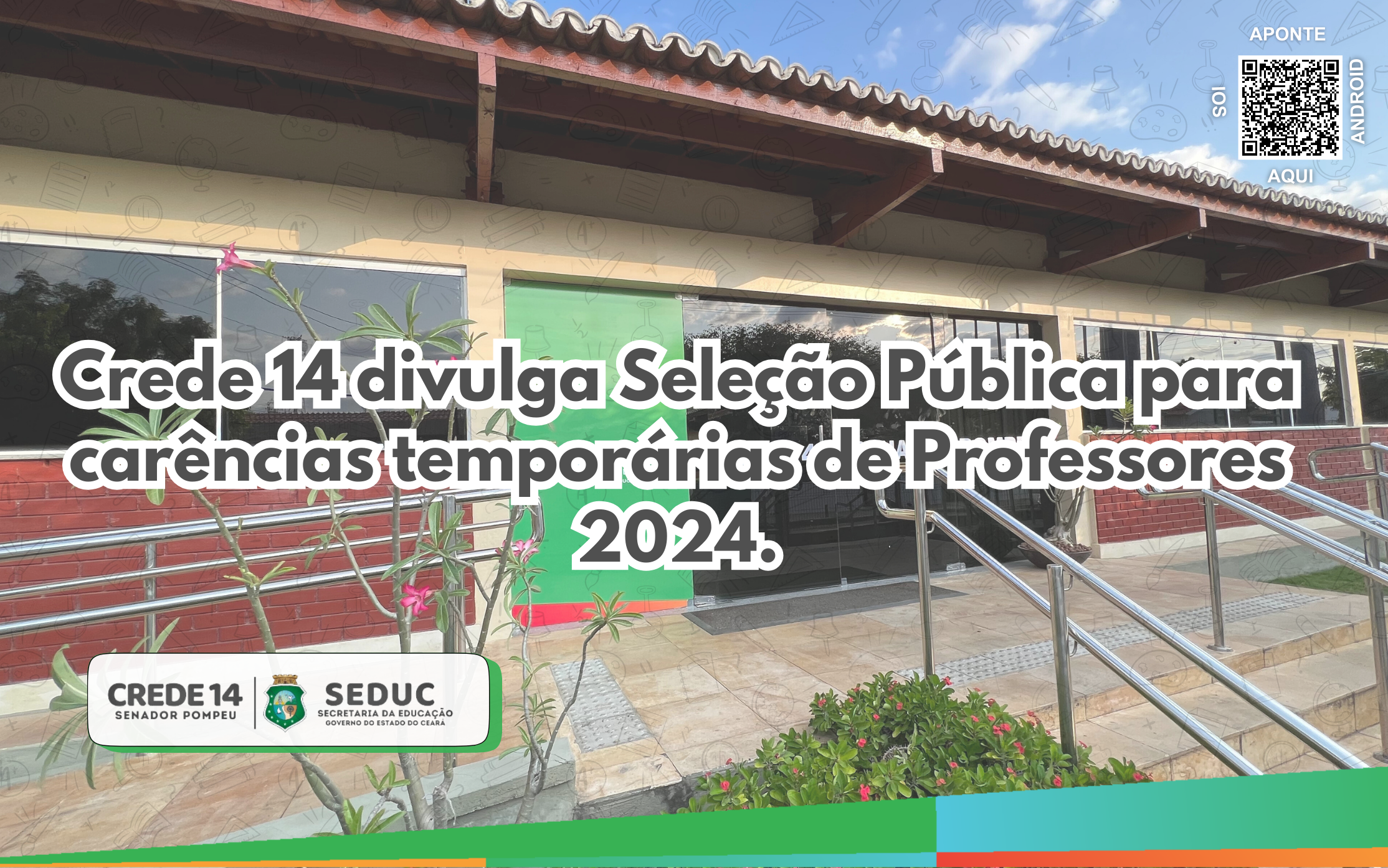 Crede 14 divulga seleção pública para carências temporárias de professores – 2024