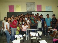 Alunos da Escola Profissioal de Tauá participaram de aula inaugural da EEEP de Canindé