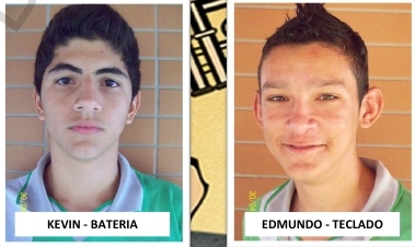 Estudantes da EEEP Joaquim Filomeno Noronha apresentam-se no Projeto Música é para a vida.