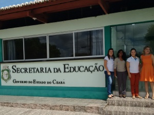 Profissionais da Saúde visitam a CREDE 15  e escolas estaduais para divulgação de projetos.