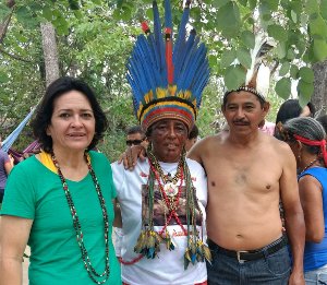 Técnica da CREDE 15 participa de festividade do aniversário de Luísa Canuto – Liderança Indígena Tabajara.