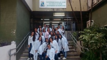 EEEP Monsenhor Odorico de Andrade realiza visita técnica no Laboratório de Morfologia da UFC em Fortaleza-Ceará.
