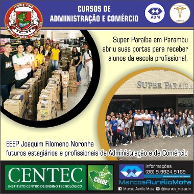 EEEP de Parambu realiza aula prática sobre ações administrativas e de comercialização de mercadorias.