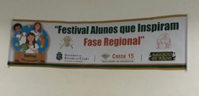 Resultado do Festival Alunos que Inspiram – Fase Regional – 2018.