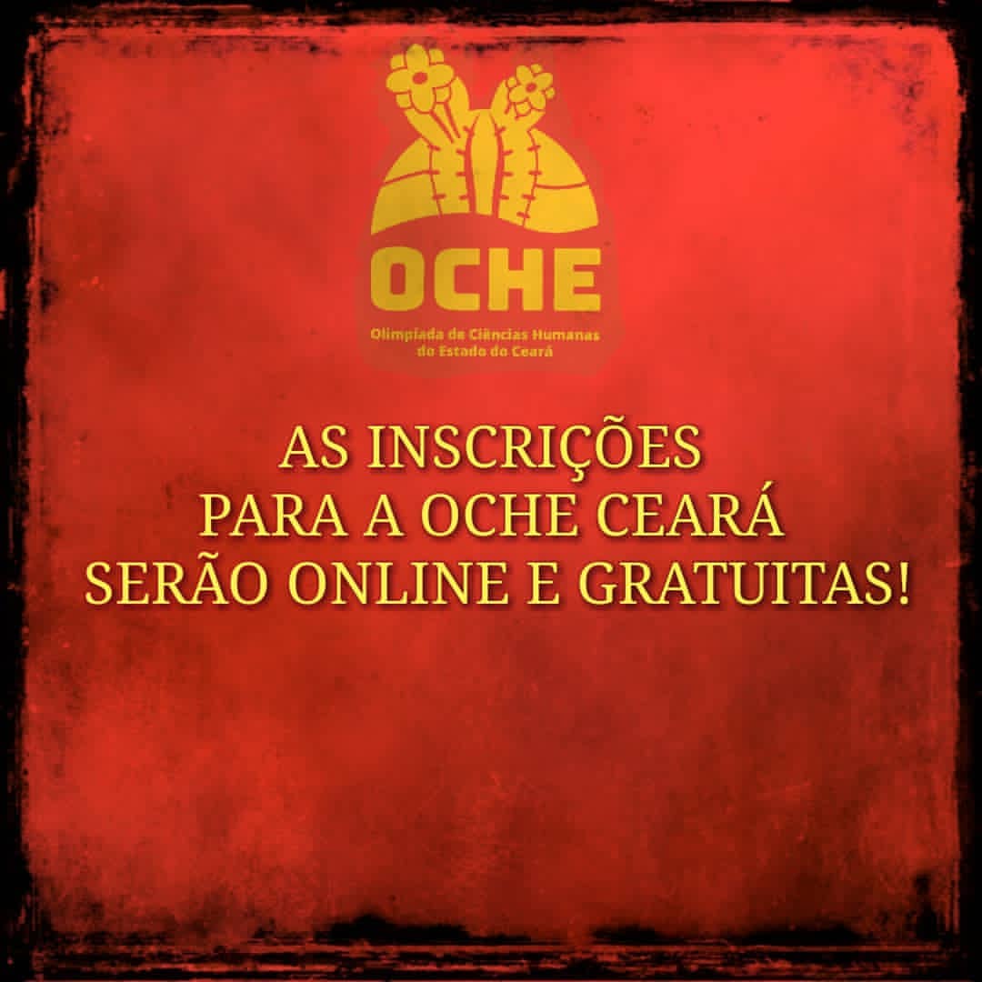 IFCE realizará a Olimpíada de Ciências Humanas do Estado do Ceará – OCHE Ceará.