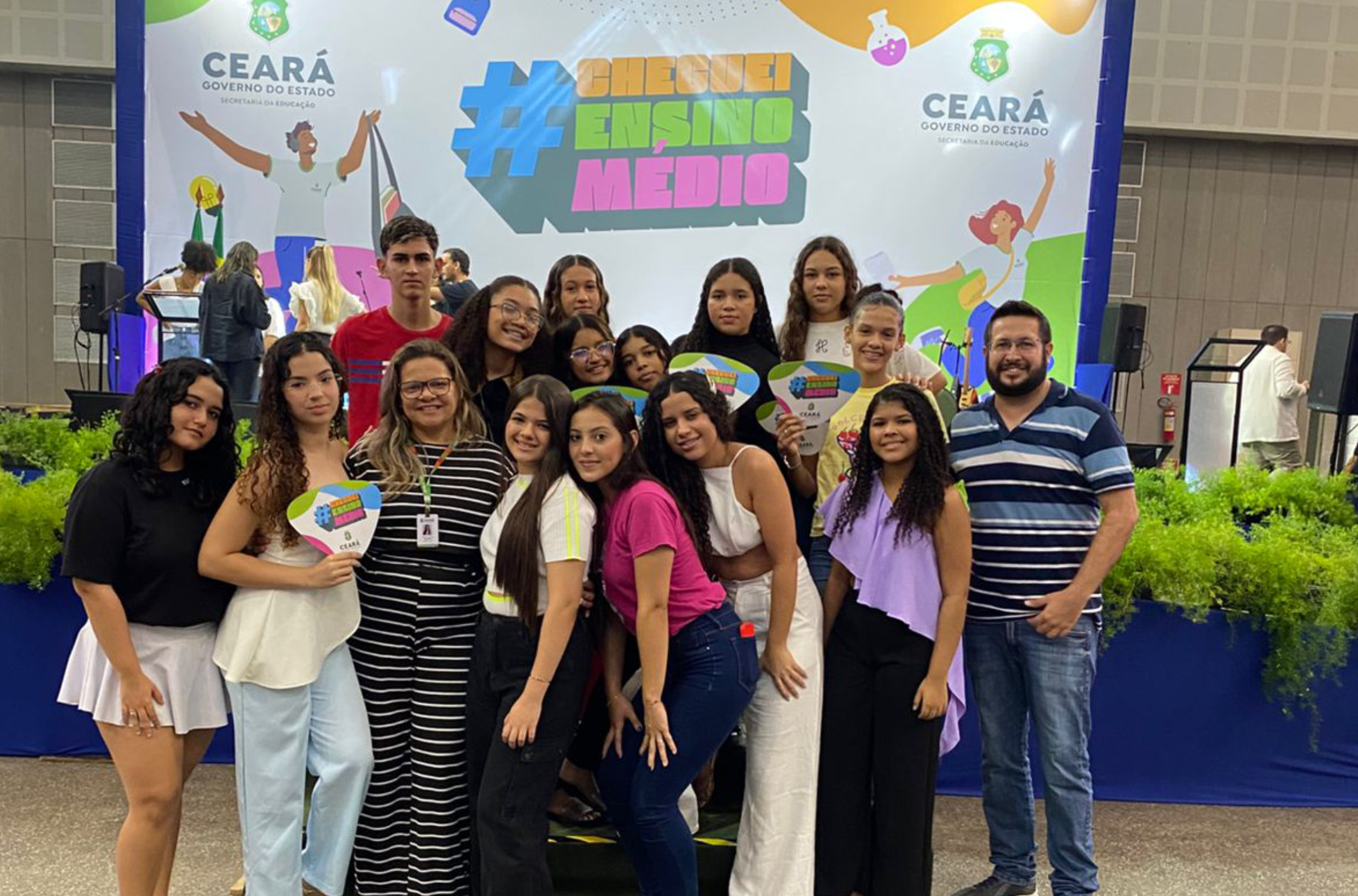 Evento “Cheguei, Ensino Médio!” acolhe estudantes na rede estadual de ensino