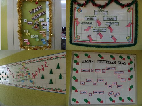 EEM Filgueiras Lima decora a escola para o natal com a participação dos alunos