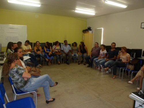 1º Encontro com os professores da Escola Filgueiras Lima sobre o Projeto Professor Diretor de Turma de Turma