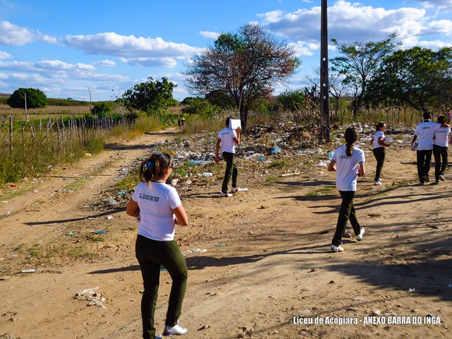 Liceu de Acopiara – Anexo Barra do Ingá realiza projeto: Educação Ambiental e Saúde na Escola