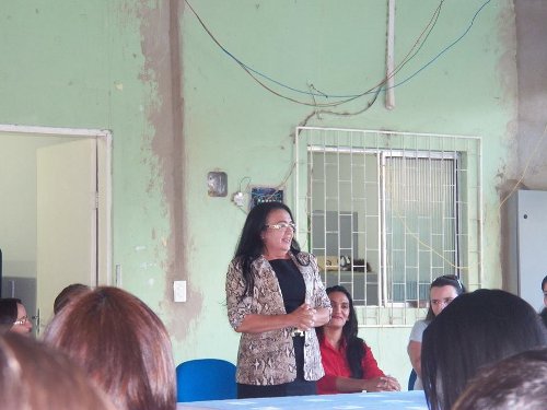 Professora Maria Agarista Feitosa de Matos é empossada para o Segundo Mandato na Escola Pedro Jorge Mota em Catarina