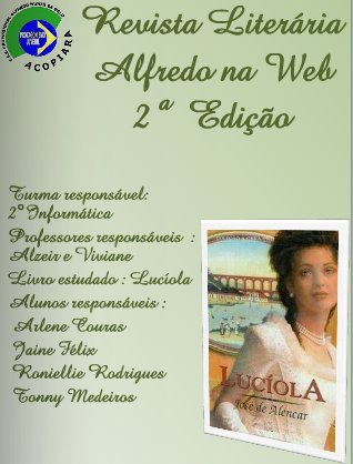 Alfredo na web: 2ª Edição, revista literária da EEEP Alfredo Nunes de Melo