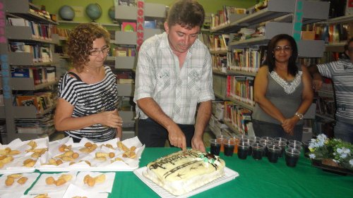 Comemoração do dia do diretor na EEM Antonio Albuquerque