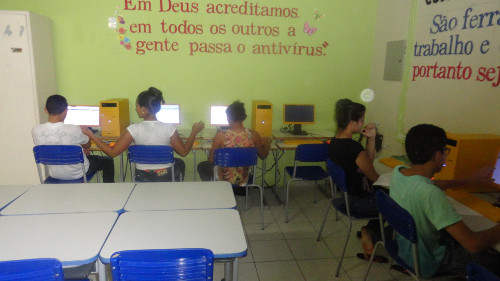EEM Antonio Albuquerque na Aplicação do Simulado do Descomplica