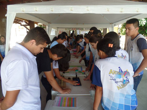 Lançamento do PIBID Matermática 2015 na EEM Antônio Albuquerque