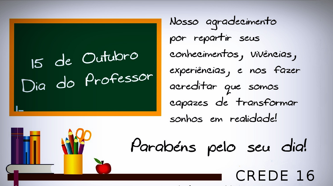 Homenagem da CREDE16 aos Professores