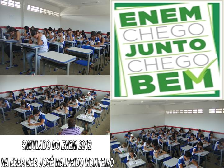 SIMULADO ENEM OCORRE COM TRANQUILIDADE, EM SEU 1º DIA DE PROVA, NA 17ª CREDE – ICÓ