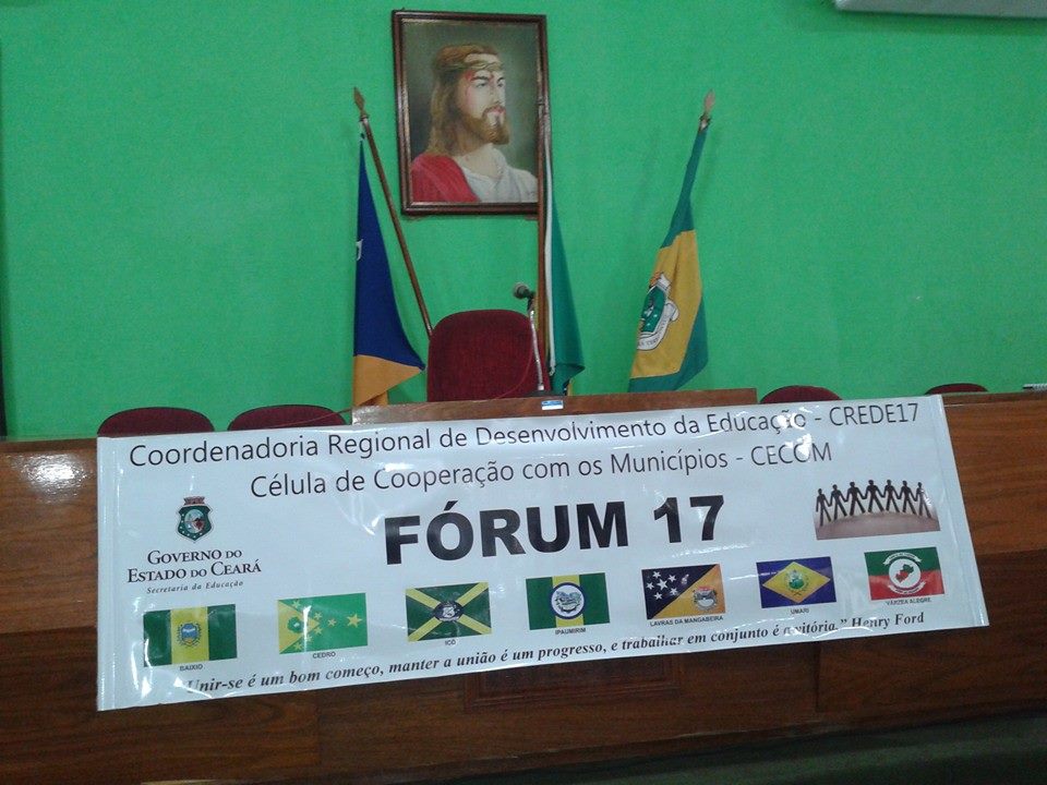 Crede 17 realiza o III FÓRUM de Secretários Municipais de Educação e Gerentes do PAIC