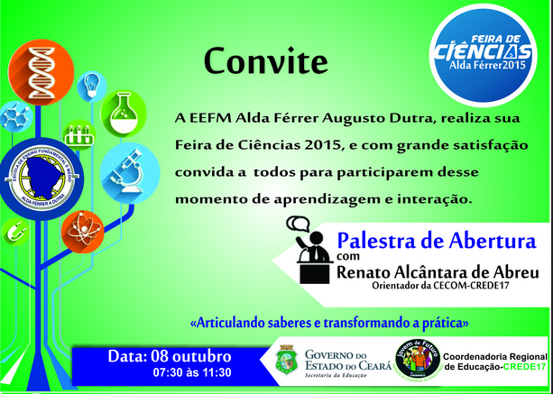 FEIRA DE CIÊNCIAS DA EEFM ALDA FÉRRER