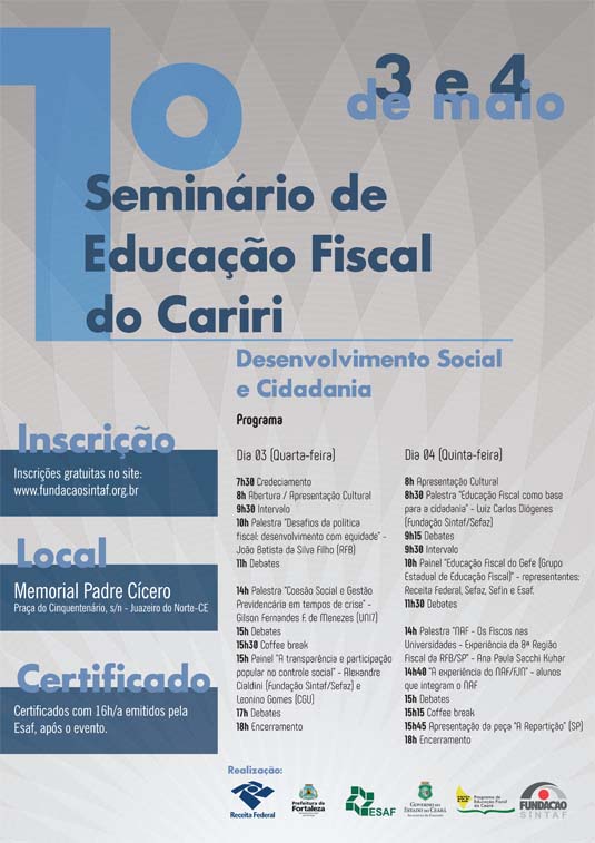SEMINÁRIO DE EDUCAÇÃO FISCAL DO CARIRI