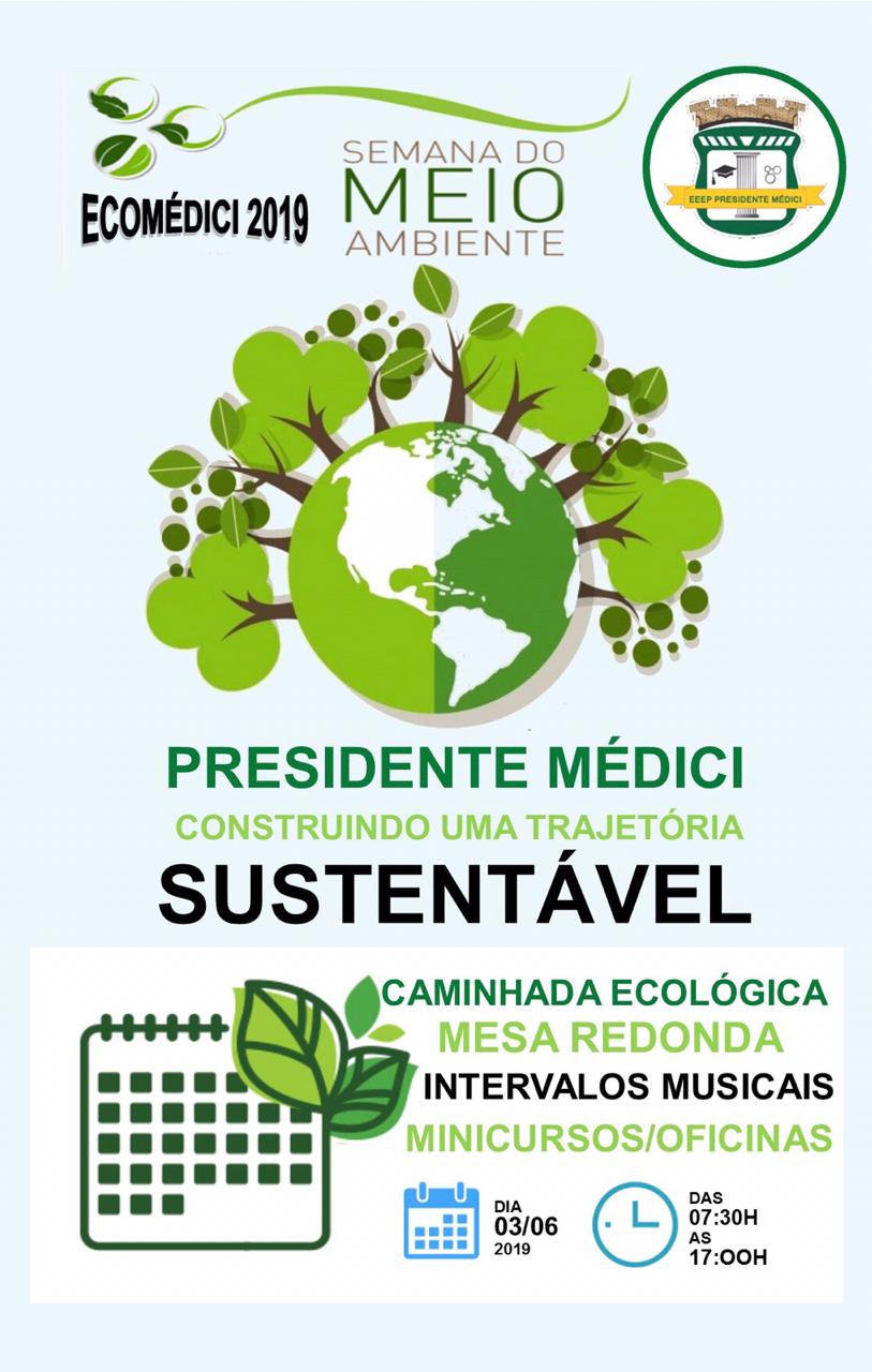 ECOMÉDICI 2019 CONSTRUINDO UMA TRAJETÓRIA SUSTENTÁVEL