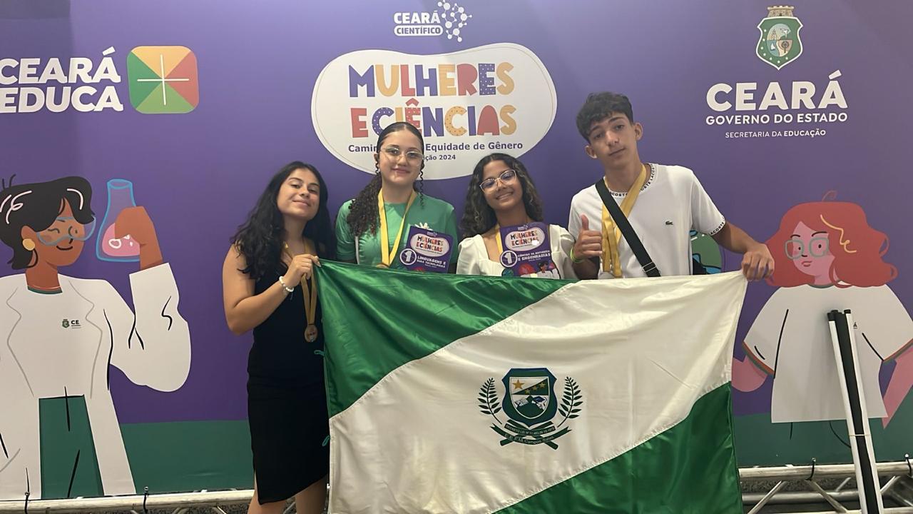 EEMTI Professora Maria Dolores Arrais conquista dois primeiros lugares na Etapa Estadual do Ceará Científico