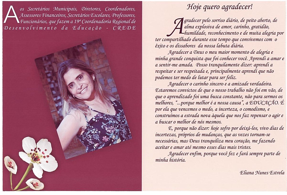 Homenagem da 19ª CREDE