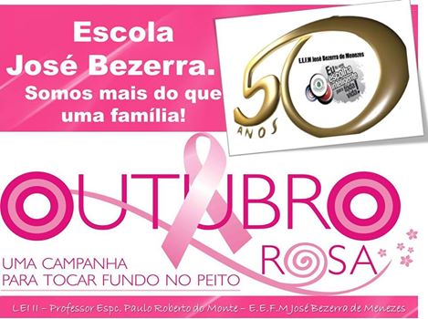 Outubro Rosa – Escola José Bezerra