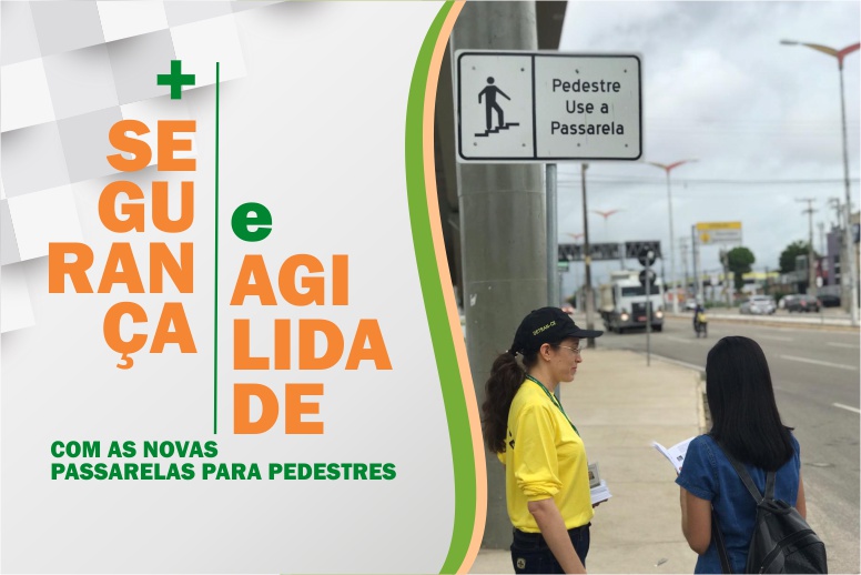 Detran CE realiza ação para conscientização de pedestres