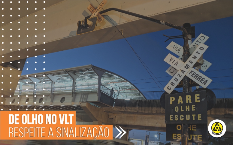 Detran, Metrofor e Seinfra realizam campanha para prevenir acidentes em passagens de nível