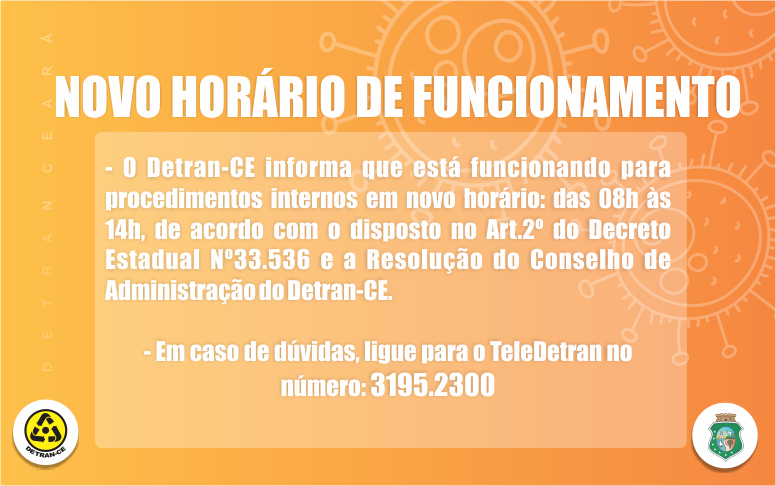 Detran-CE informa validade das CNHs prorrogadas por tempo indeterminado