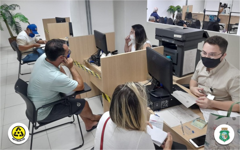 Detran-CE agenda atendimento presencial e garante cuidados de prevenção ao Coronavírus