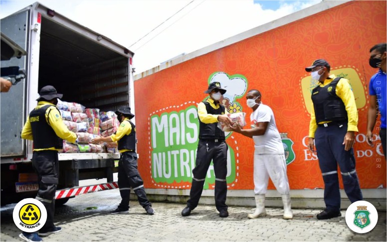 Campanha solidária do Detran repassa 24 toneladas de alimentos ao Mais Nutrição