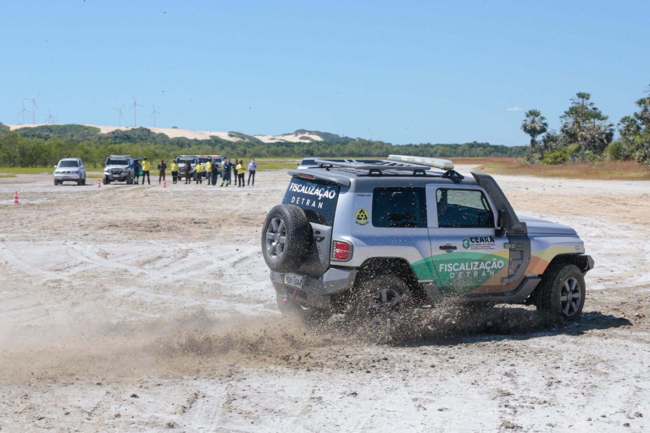 Detran-CE realiza mais um ciclo de capacitação para agentes de trânsito conduzirem veículos off-road