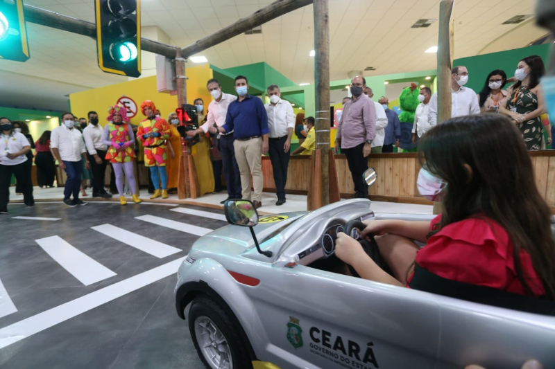 Detran-CE oferece espaço educativo na Cidade Mais Infância em Fortaleza