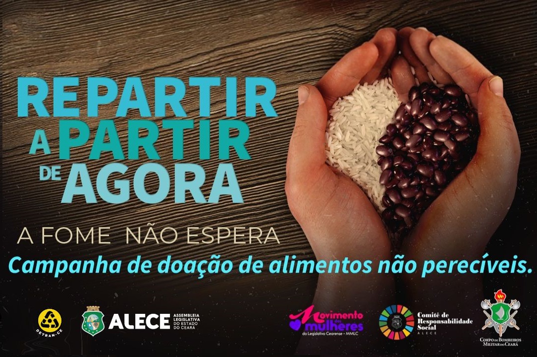 Detran-CE apoia campanha de doação de alimentos da Assembleia Legislativa do Ceará
